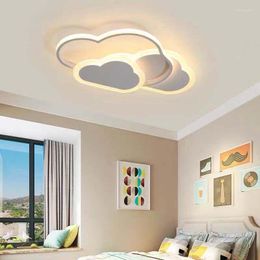 Ceiling Lights Cloud Lamp Double Heart Star Light Cartoon Children's For Bedroom LED Eye Protection Girl Room