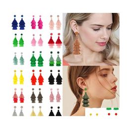 Dangle Chandelier Fashion Tassel Earrings For Women Lady Drop Colorf Layered Tiered Thread Fringe Stud Earring Bohemian Jewellery M9 Dh924