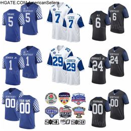 NCAA Kentucky Wildcats College Football 18 Randall Cobb Jersey 14 Patrick Towles 10 Vito Babe Parilli 70 Bob Gain 79 Lou Michaels 1 Tim Couch For Sport Fans