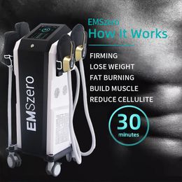 Salon 4 Handle swith RF Body Sculpting Muscle Stimulator buttock lift Burn Fat Hiemt Emslim body contouring Fitness Machine