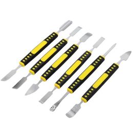 6pcs Dual Heads Metal Spudger Crowbar Hand-Tool Set Disassembly For Mobile Phone Notebook Crowbar Prying Opening Repair Tool kit