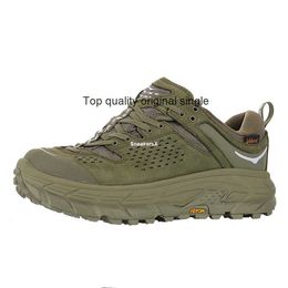 Hoka One Tor Ultra WP JP Hiking Shoes for Men Burnt Olive Climb Moutains Shoe Mens Climbing Moutain Sneaker Man Trekking Womens Fishing