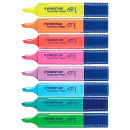 1pcs STAEDTLER 364 Colour Highlighter Pen 1-5mm Classic Art Marker Spot Liner Highlight Paper Fax Drawing A6110