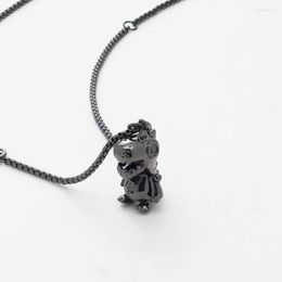 Pendant Necklaces 2023 Fashion Dinosaur Necklace Hip Hop Couple Long Sweater Chain Banquet Jewelry Accessories Gift