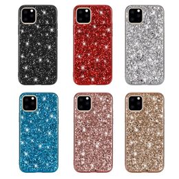 Fashion Bling Glitter Diamond Cases Rhinestone Crystal Shiny Sparkle Electroplated Plating Bumper For iPhone 14 13 12 11 Pro Max XR XS X 8 7 Plus Samsung S22 S23 Ultrea