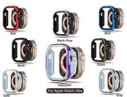 Armor Case for Apple Watch Ultra 49mm Hard Aluminum Bumper Cover Series 8 7 6 5 4 SE