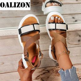 Flats Summer Sandals Women 2024 New Fashion Sport Platform Casual Slippers Walking Running Ladies Shoes Slides Slingback Zapatos T221209 9b424