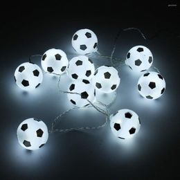 Strings USB Battery Powered Soccer Balls String Lights Football Garland Bedroom Home Wedding Party Christmas Decorative