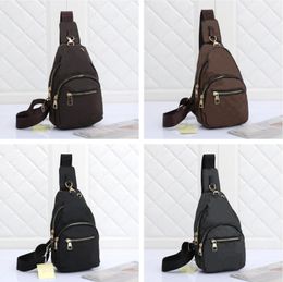 Men's Crossbody Bags Woman Chest Bag Designer Messenger Packs Leather Shoulder Bags Diagonal Package Travel Back Pack