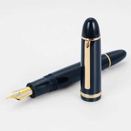 Jinhao X159 Gold Clip Fountain Pen Acrylic Barrel Delicate Lacquer Iraurita Fine Nib for Writing Office School A7107