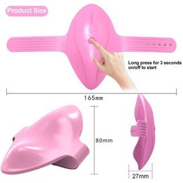 Sex toy toys masager Vibrator Wearable Sucking Clitoris Vibrators Women G Spot Stimulator Vaginal Massager Silicone Female Masturbator Adult Toy F0S2