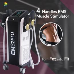Upgrade 15Tesla Ems Body Sculpting Machine Neo 4 Handle RF 2023 Portable Emszero Fat Burning Equipment with pelvic Stimulation Pad