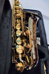 Japon Brand Yanagisawa A902 Saxophone Alto EB Black Nickel Gold Button Alto SAX TOP MUSICAL MUSICAL AVEC PPI￈CE 4915867