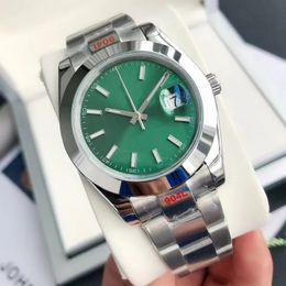 GD factory Mens Sapphire watch luxury watches AAAA with serial number green dial 41mm automatic Asia 2836 movement date 904L stainless steel just wristwatch