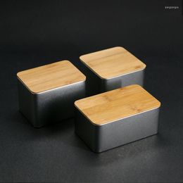 Storage Bottles Metal Tinplate Empty Packaging Box For Bamboo Bird's Nest Green Universal Eco Friendly Products