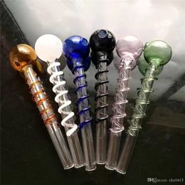 Plate wire Colour bubble straight pot Wholesale Glass Hookah Glass Water Pipe Fittings