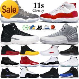 LOW Basketball Shoes men women 11s 11 Cherry Cool Grey Bred Concord Gamma Blue 12 12s Stealth Hyper Royal Playoff Royalty Taxi Utility Grind
