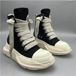 Scarpe moda Sneakers Pantofole alte con lacci laterali Zip Scarpe casual nere Sneakers firmate 19864