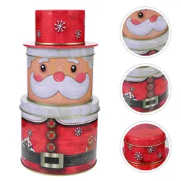 Gift Wrap Christmas Cookie Tins Box Candy Giftlids Boxestin Containers Tinplate Holiday Jar Giving Storage Jarsbiscuits Santa Treat Large