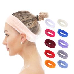 Women Men Headband Cotton Sports Yoga Fitness Stretch Sweatband Stretch Head Bands Strong Elastic HairBand