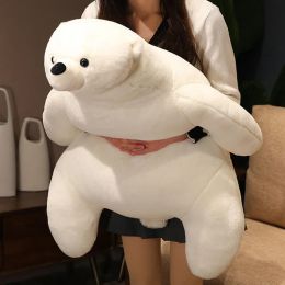 Cuddly Animal Polar Bear Stuffed Toy Big Soft White Bear Sleeping Pillow Bed Sofa Deco Children Boy Girl Christmas Gift