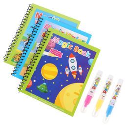 4Pcs Reusable Creative Exquisite Drawing Books Graffiti Books Kids Painting