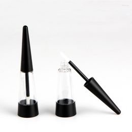 Storage Bottles 10/30pcs Empty Lip Gloss Bottle Black Cone Shape Tubes Liquid Lipstick Packaging Custom Lipgloss Container With Wand