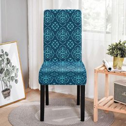 Chair Covers Stretch Cover For Wedding Banquet El Mandala Bohemia Printed High Back Office Slipcovers Housse De Chaise