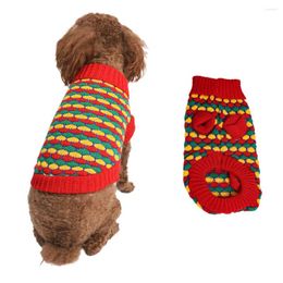 Dog Apparel Autumn Winter Pet Clothes Warm Soft Sweater For Small Dogs Dachshund Yorkshire Puppy Clothing Classic Stripe Sweatshirt Outfit