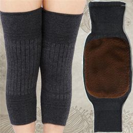 Knee Pads 1Pair Anti Cold Plus Breathable Thicken Fleece Prevent Arthritis Keep Protector Support Warm Pad Cushion
