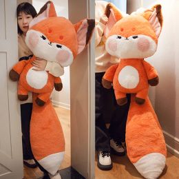 Cute Cartoon Fox Plush Toy Big Hugs Baby with Magic Tool Girl Pillow Super Soft Christmas Gift Decoration