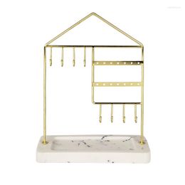 Jewellery Pouches Display Stand Rack Necklace Earrings Storage Organiser Show Holder Decor With Base