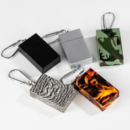 Colorful Drawer Style Ashtrays Portable Keychains Dry Herb Tobacco Soot Cigarette Holder Stash Case Storage Box Hand Smoking Sealing Jars Ashtray DHL