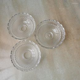 Chandelier Crystal 2pcs/lot 120x45mm European Style Lamp Transparent Arm Flower Glass Bowl Tray Lighting Accessories