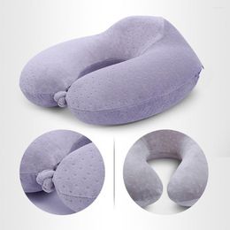 Pillow 360-degree Head Support Travel Neck Memory Foam Soft U Shaped Car Train Plane Rest