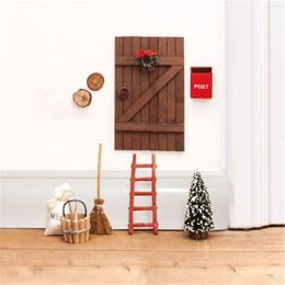 Christmas Decorations Kids Felt Tree Set Wall Hanging For Home Year Gifts Toys Handmade Door Ladder Miniatures Ornaments #21