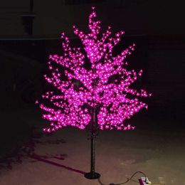 LED Artificial Cherry Blossom Tree Light Christmas Light 2304 pcs LED Bulbs 3m Height 110/220VAC Rainproof Outdoor Use