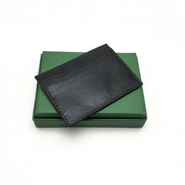 High Quality Men Women Credit Card Holder Classic Mini Bank Card Holder Small Slim Wallet Wtih Box214p