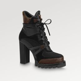 NEW Explosion Stivaletti da donna STAR TRAIL ANKLE BOOT 1AABIT stivaletti mix di materiali sneaker pelle scamosciata pelle di vitello design tecnico a rete firma sportiva in gomma