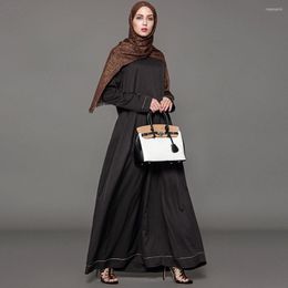 Ethnic Clothing Mujer Abaya Maxi Muslim Fashion Dress Turkish Long Plus Size Dresses For Women Black Robe Musulman De Mode Longue Femme