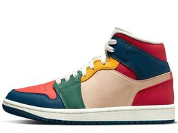 With Box Jumpman 1 Basketball Shoes Men Women 1S Multi Color trainers sport sneakers Slippers Size 6 6.5 7 7.5 8 8.5 9 9.5 10 10.5 11 11.5 12 12.5 13 13.5