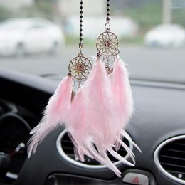 Interior Decorations Car Wind Chimes Pendant Mini Dream Catcher Decoration Accessories Home Wall Gift