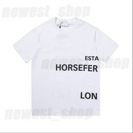 2023 designer Mens t-shirt T shirt luxury classic spring summer circle classic letter london england black white tshirts simple Ca226z