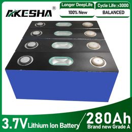 3.7V 280Ah Grade A Ternary Lithium battery Power Cells For 4s 12V 24V E-scooter RV Solar Energy Storage System TAX FREE