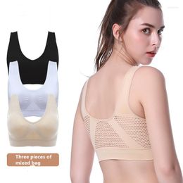 Yoga Outfit 2022 Arrival Sexy Deep U Cup Bras For Women Push Up Lingerie Seamless Bra Wire Free Bralette Backless Intimates