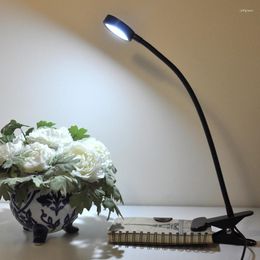 Table Lamps Tranform Colour Led Desk Lamp White To Warm Clip Light Flexible Reading 5V USB Power Supply Book 5W Readi