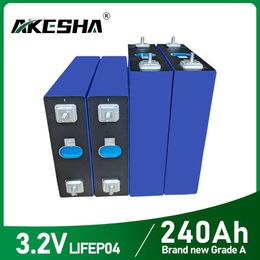 Lifepo4 Battery 240Ah 12V 24V 48V Solar Rechargeable Battery 3.2V 230Ah Lithium Iron Phosphate Cell Forklift EV Golf Cart Suit