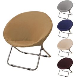 Chair Covers Round Saucer Cover Stretch Moon Seat Protector Washable Camping Slipcover For Living Home Decor Housse De Chaise