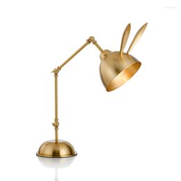 Table Lamps Modern Gold Nordic Desk Lamp For Living Room Bedroom Children's Bedside Home Decor Light Fixtures