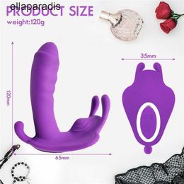 Sex Toys massager Invisible Adult Toy Wireless Remote Control Butterfly Wear Wearable Panty Vibrator for Women Female with g Spot Dildo